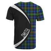 Smith Modern Tartan Crest T-shirt - Circle Style